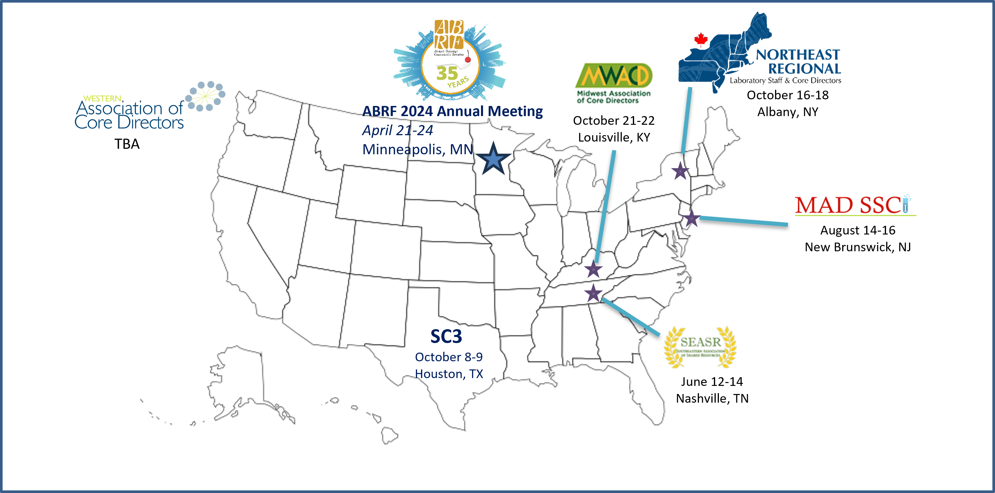 ABRF 2024 Chapter Events Map1