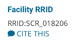 Facility RRID, RRID: SCR_018206 CITE THIS